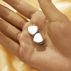 Silver Crown Charm 1τμχ