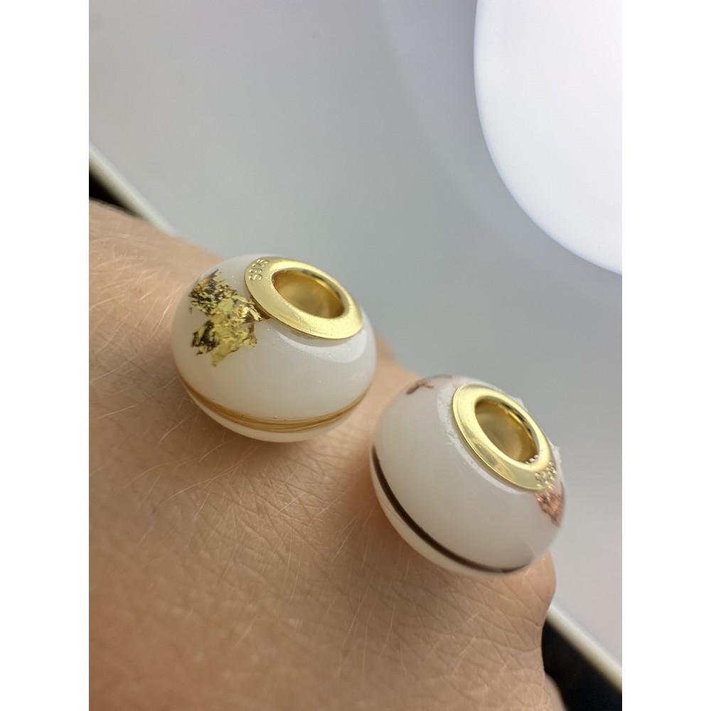 Χάντρες τύπου Pandora 2τμχ 